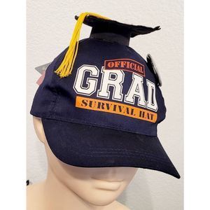 NEW Official Graduation Survival Hat Snapback Cap Diploma Pin Graduate Gift NWT